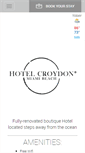 Mobile Screenshot of hotelcroydonmiamibeach.com